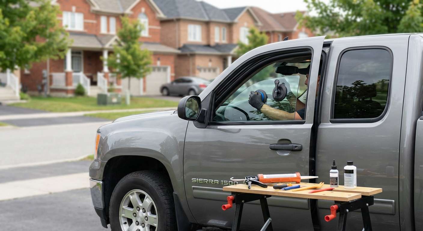 Vent Glass Replacement for GMC Sierra 1500 2007-2013 by Alexwindshield