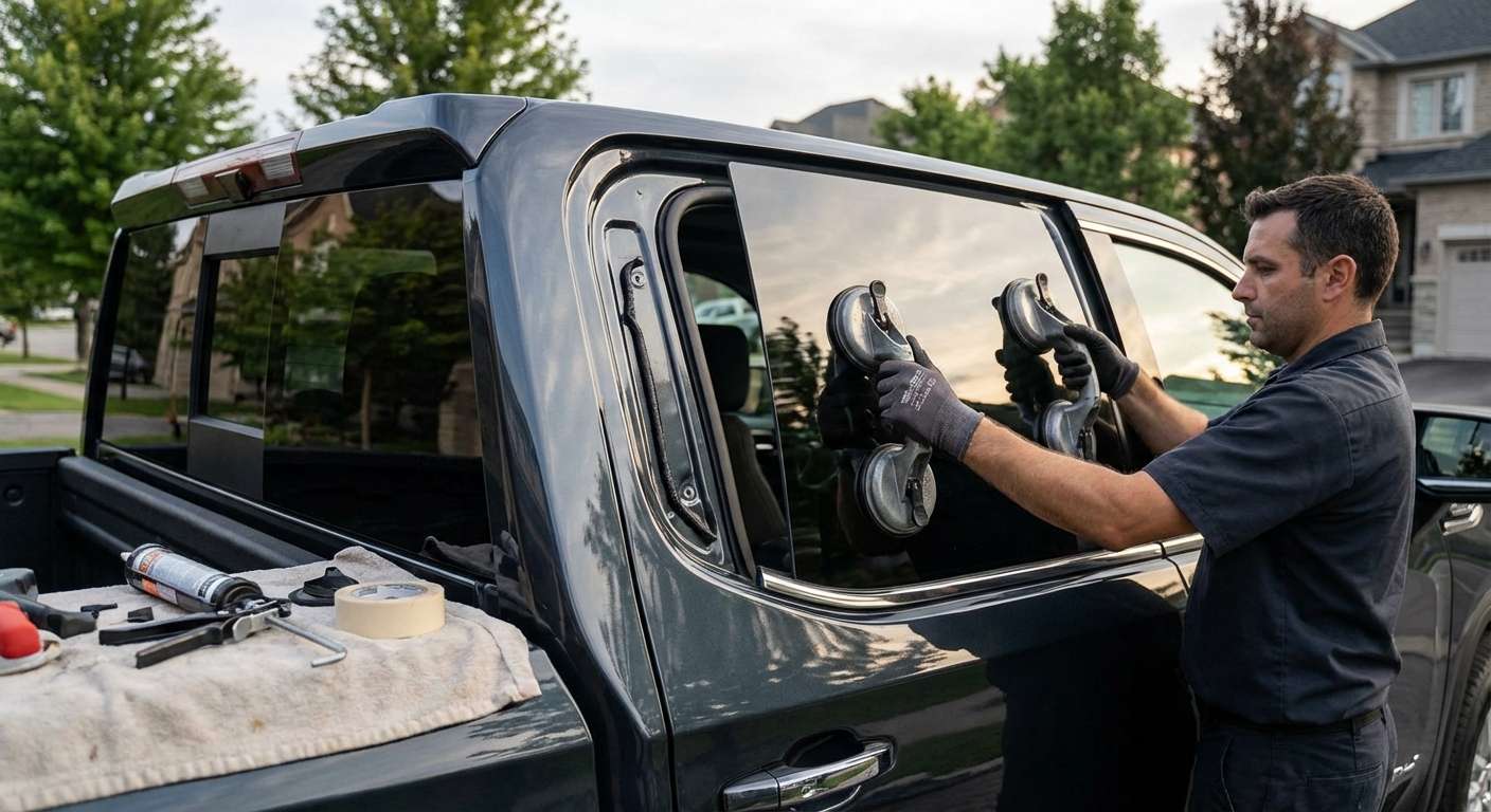 Quarter Glass Replacement for GMC Sierra 1500 2025-2027 by Alexwindshield