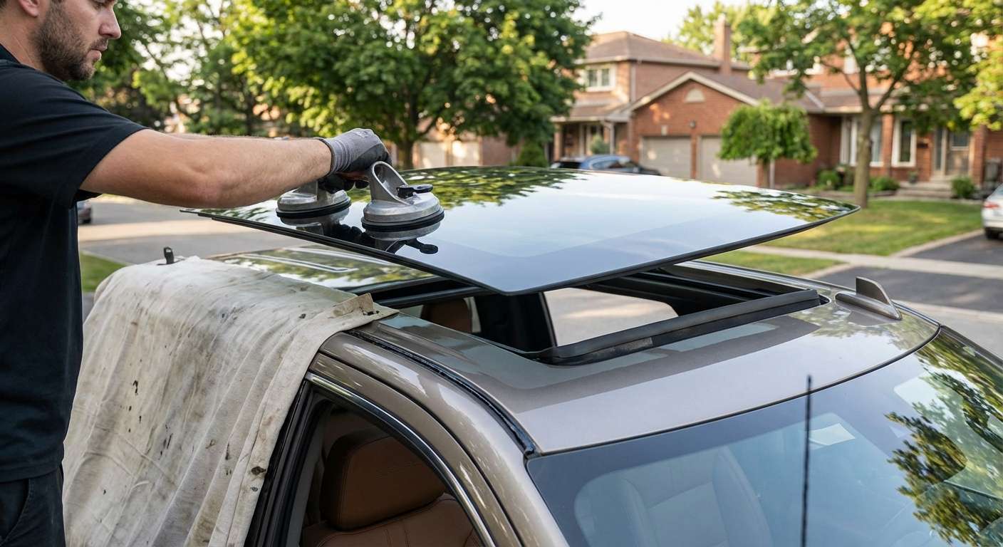 Sunroof Replacement for GMC Sierra 1500 2025-2027 by Alexwindshield