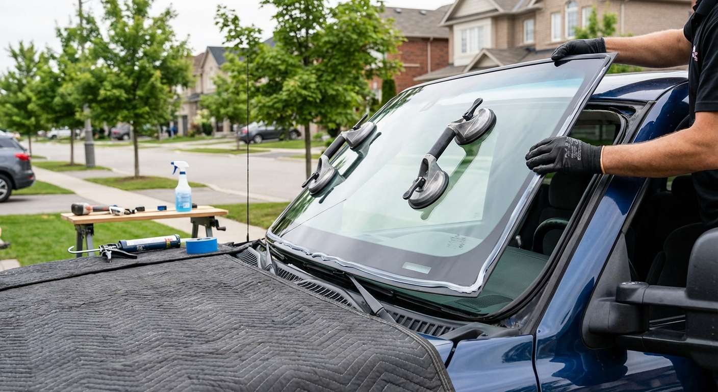 Windshield Replacement for GMC Sierra HD 2500/3500 2001-2006 by Alexwindshield