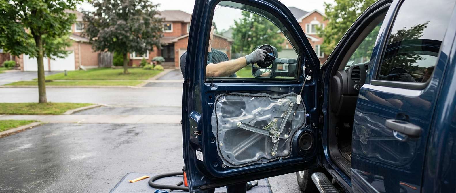 Door Glass Replacement for GMC Sierra HD 2500/3500 2007-2014 by Alexwindshield