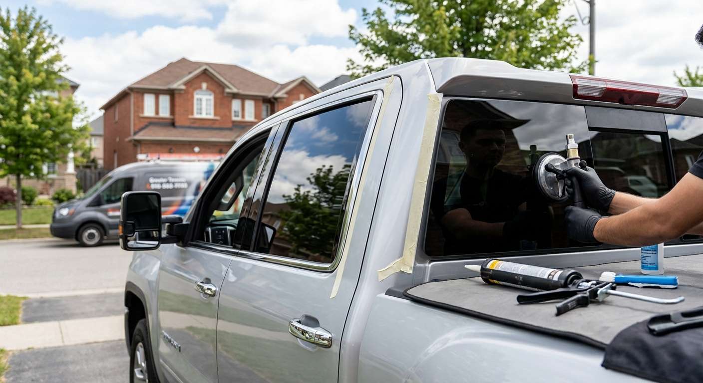 Quarter Glass Replacement for GMC Sierra HD 2500/3500 2007-2014 by Alexwindshield