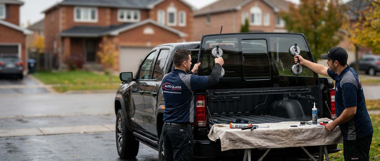 Back Glass Replacement for GMC Canyon 2023-2027 by Alexwindshield