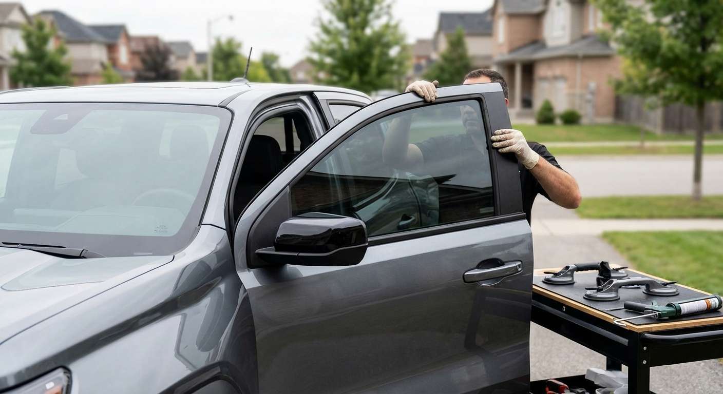 Quarter Glass Replacement for GMC Canyon 2023-2027 by Alexwindshield