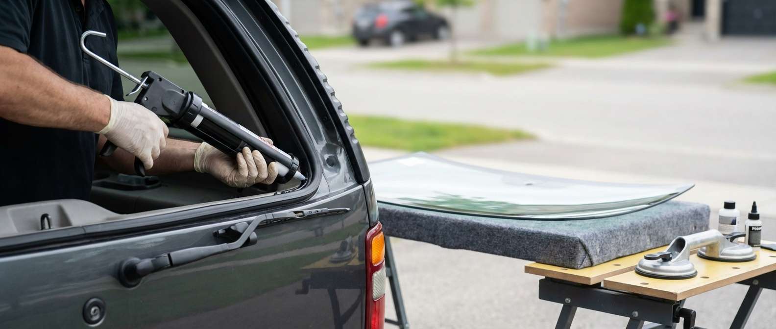 Back Glass Replacement for GMC Yukon / Yukon XL 2000-2006 by Alexwindshield