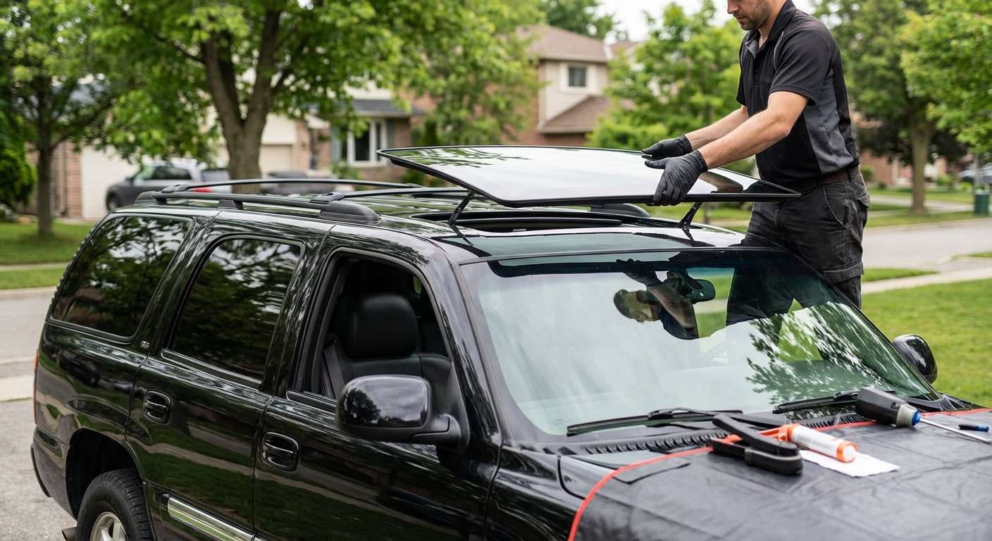 Sunroof Replacement for GMC Yukon / Yukon XL 2000-2006 by Alexwindshield