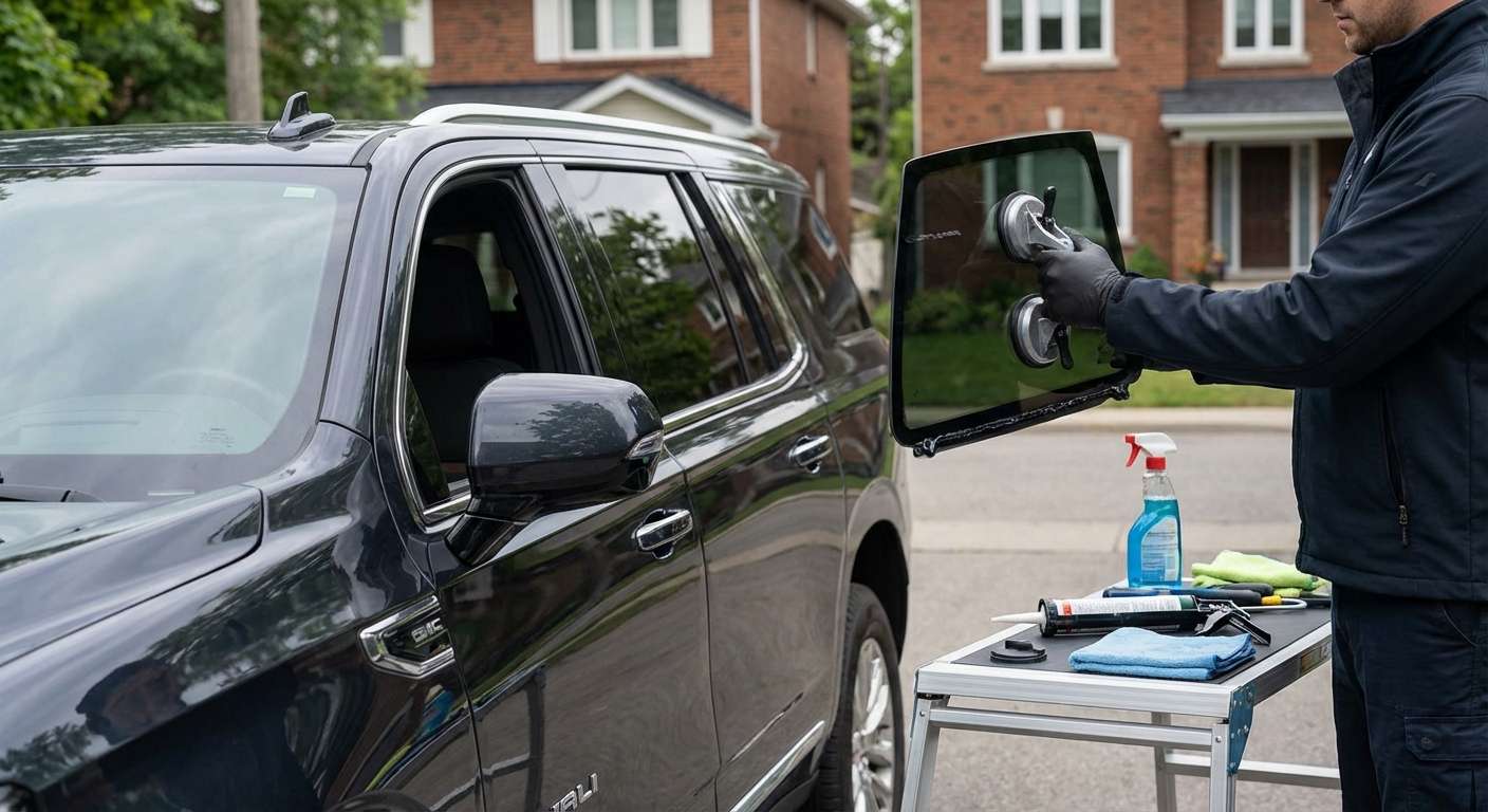 Vent Glass Replacement for GMC Yukon / Yukon XL 2021-2027 by Alexwindshield