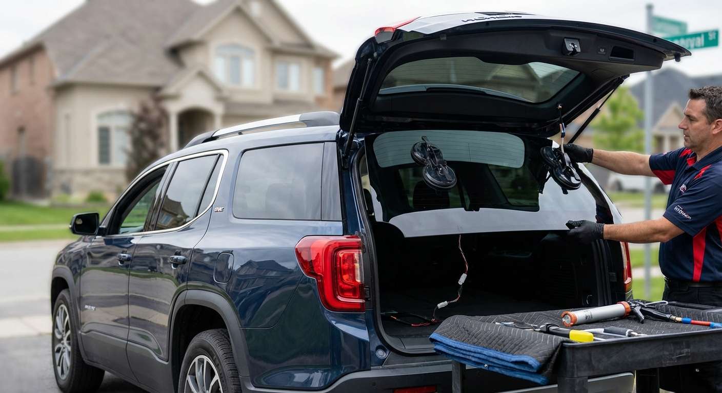 Back Glass Replacement for GMC Acadia 2024-2027 by Alexwindshield