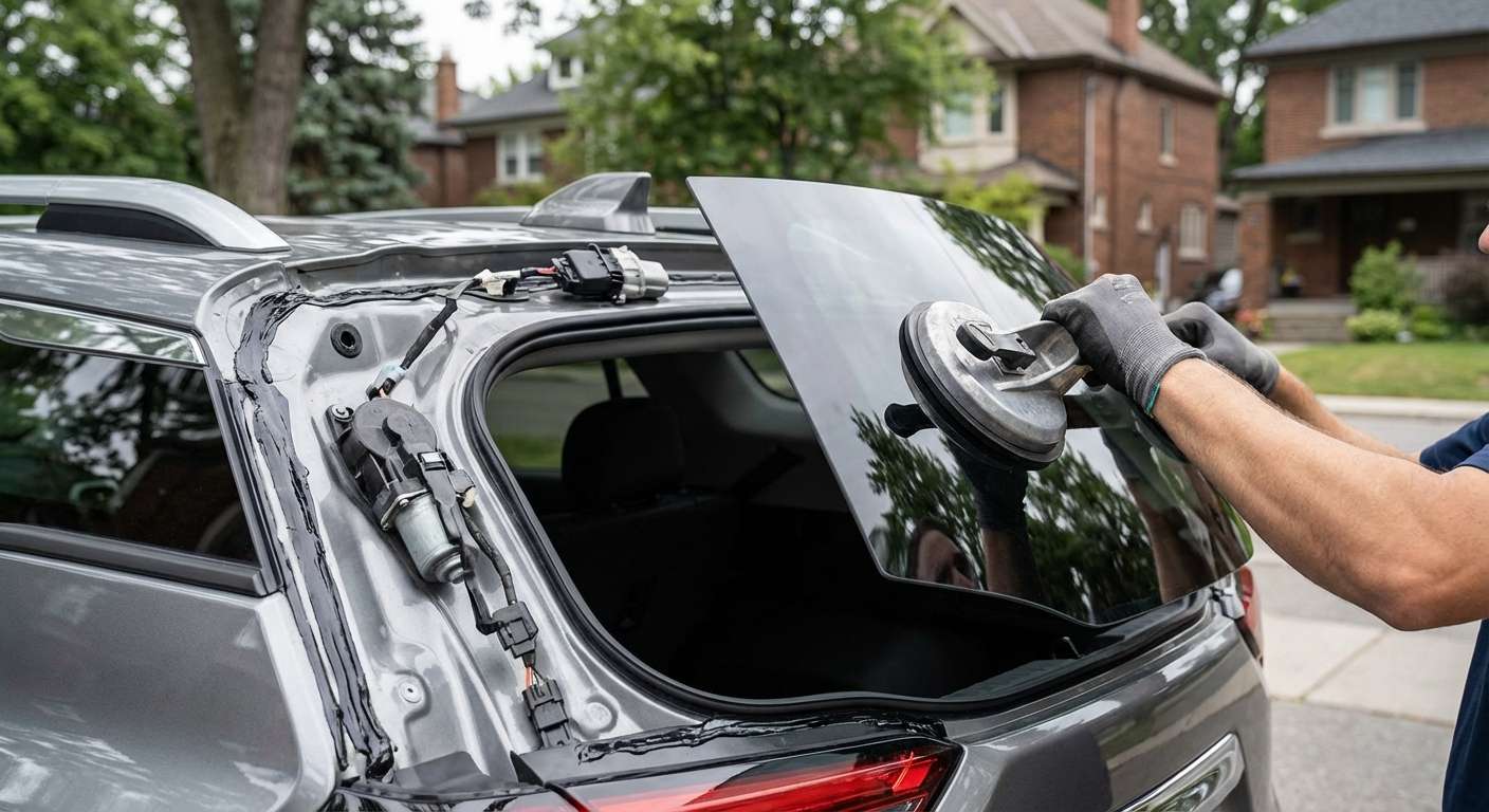 Back Glass Replacement for GMC Terrain 2025-2027 by Alexwindshield