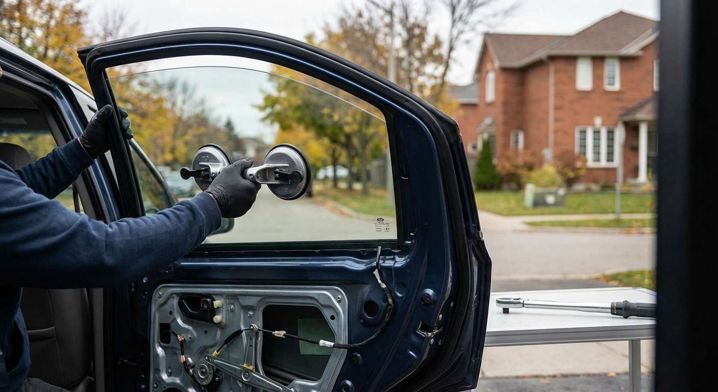 Door Glass Replacement for Kia Sorento 2003-2009 by Alexwindshield