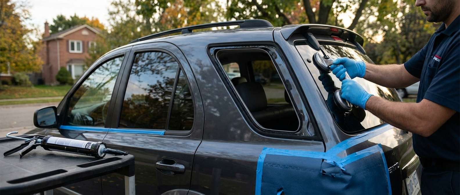 Quarter Glass Replacement for Kia Sorento 2003-2009 by Alexwindshield