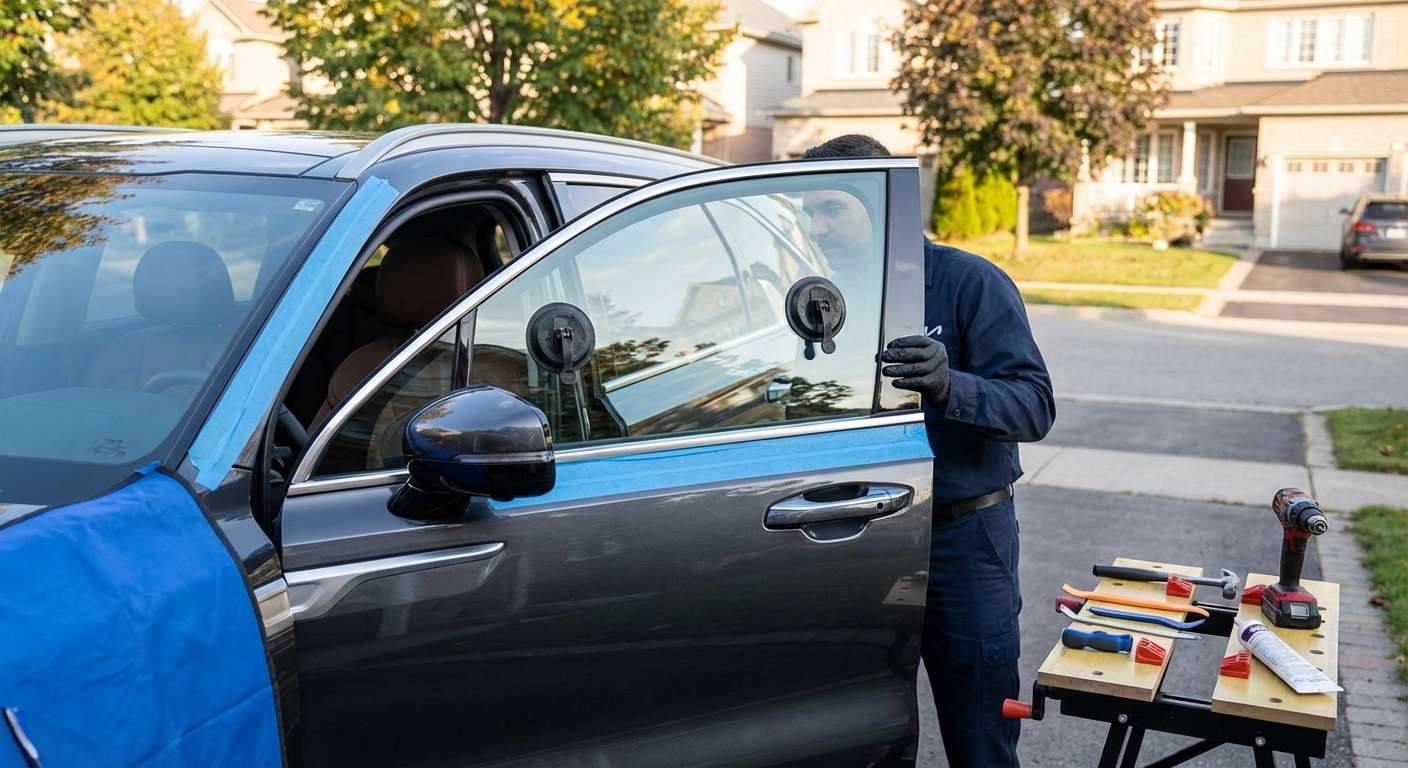 Door Glass Replacement for Kia Sorento 2021-2027 by Alexwindshield