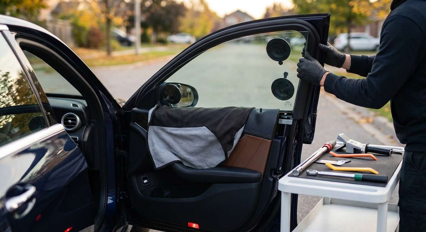 Door Glass Replacement for Mercedes-Benz C-Class 2015-2021 (W205) by Alexwindshield