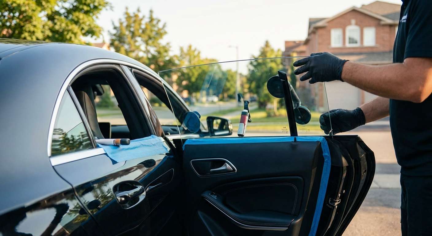 Door Glass Replacement for Mercedes-Benz CLA-Class 2014-2019 by Alexwindshield