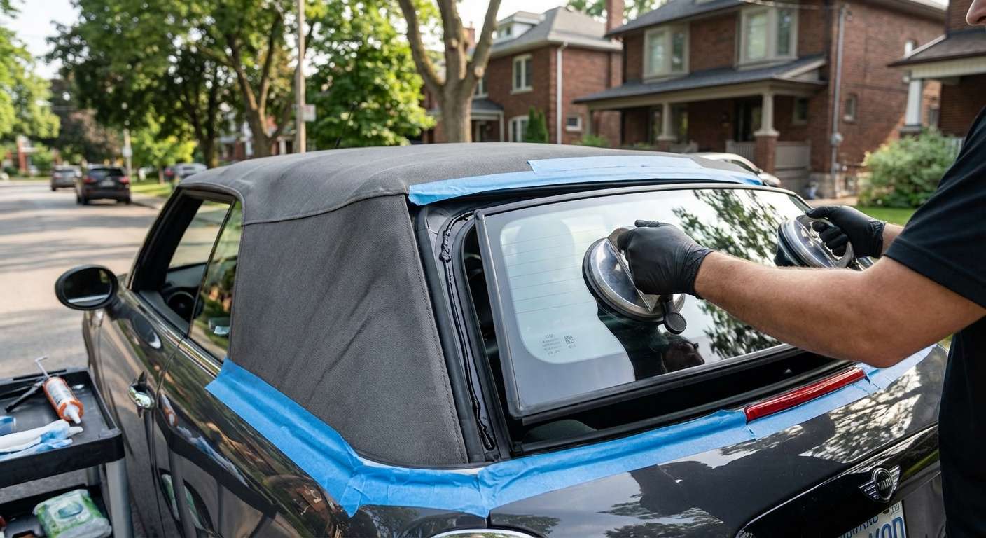 Back Glass Replacement for MINI Convertible 2016-2027 (F57) by Alexwindshield