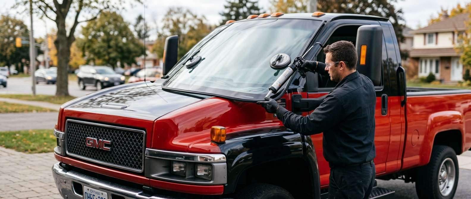 Windshield Replacement for GMC Trucks TopKick 1990-2009 by Alexwindshield
