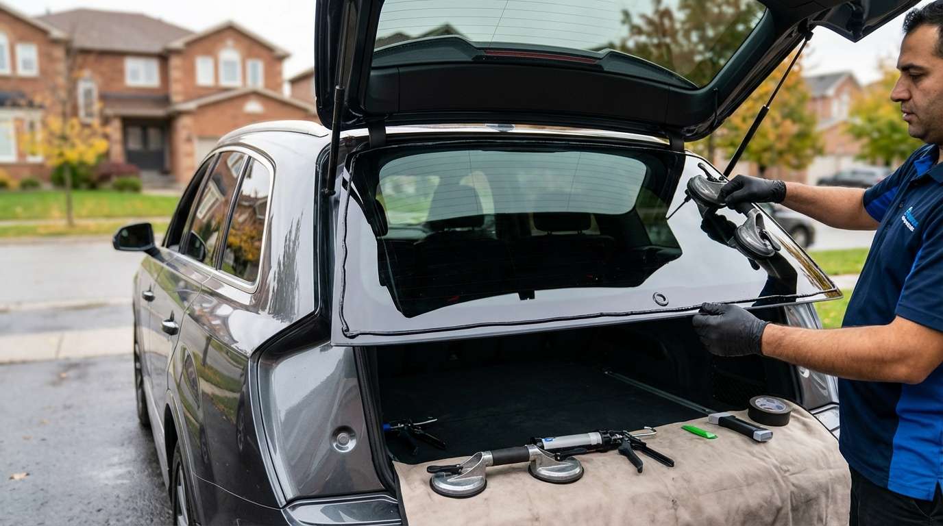 Back Glass Replacement for Audi Q7 2017-2027 by Alexwindshield