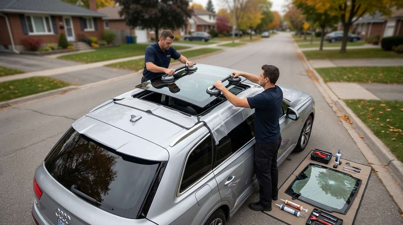 Sunroof Replacement for Audi Q7 2017-2027 by Alexwindshield