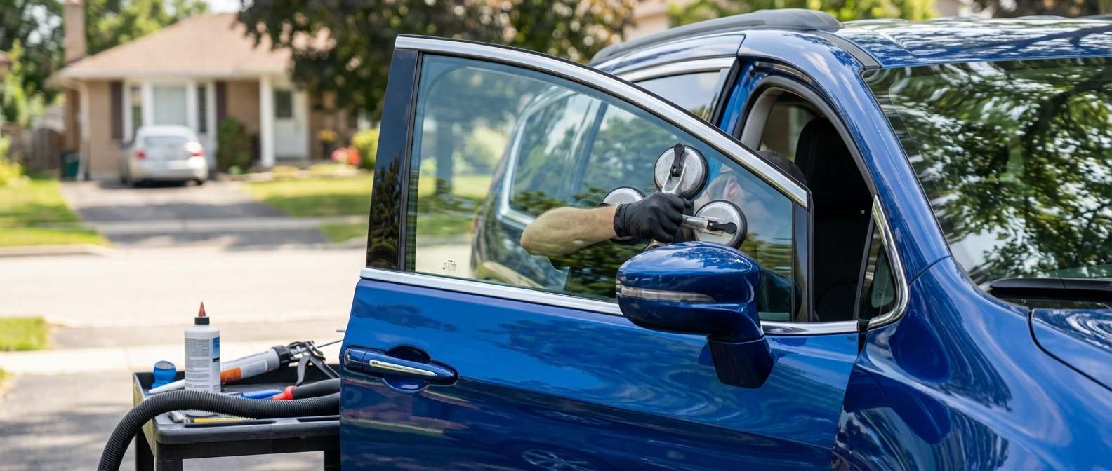 Door Glass Replacement for Chrysler Voyager 2020-2024 by Alexwindshield