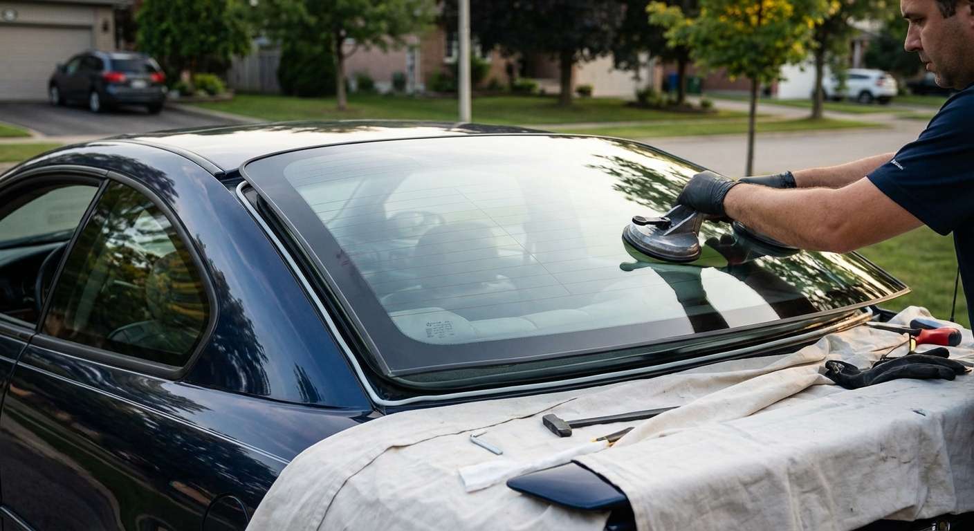 Back Glass Replacement for Chrysler Sebring 2001-2006 by Alexwindshield