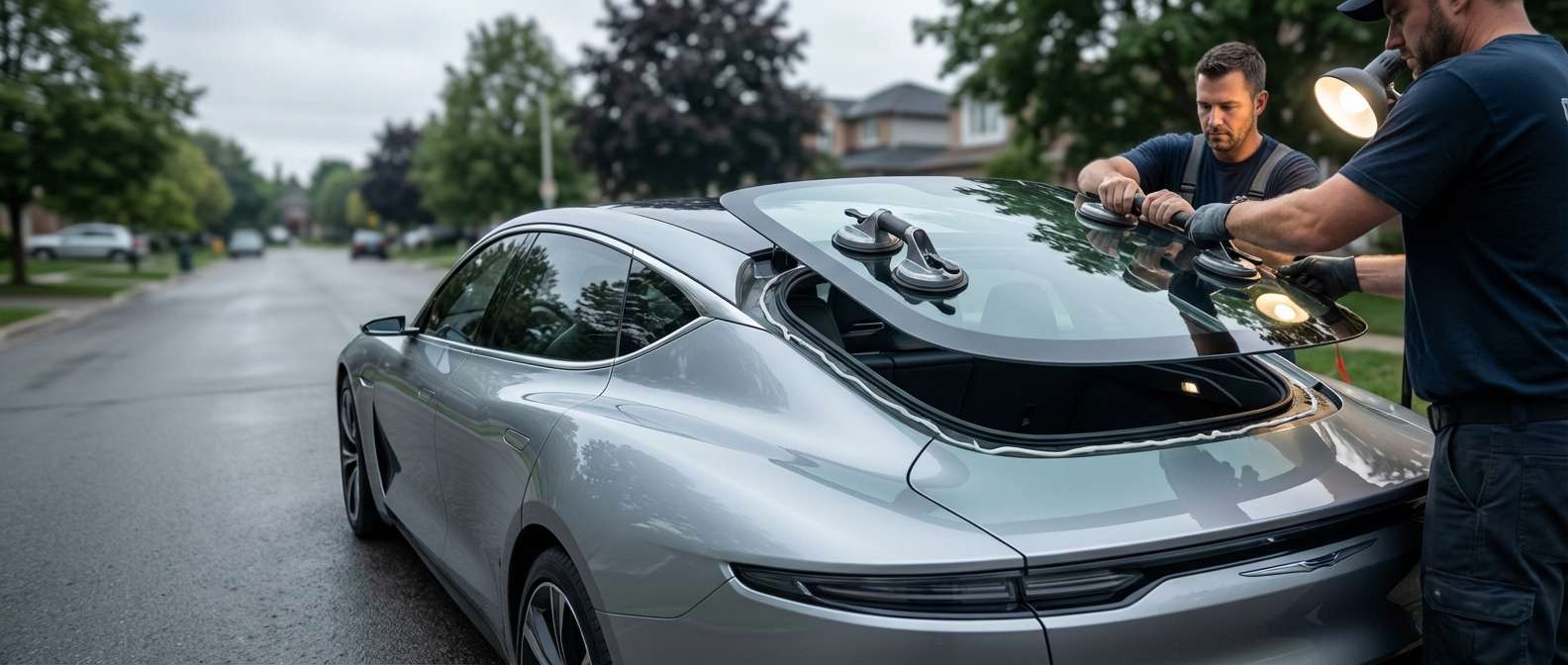 Back Glass Replacement for Chrysler Halcyon (EV Concept) 2026-2027 by Alexwindshield